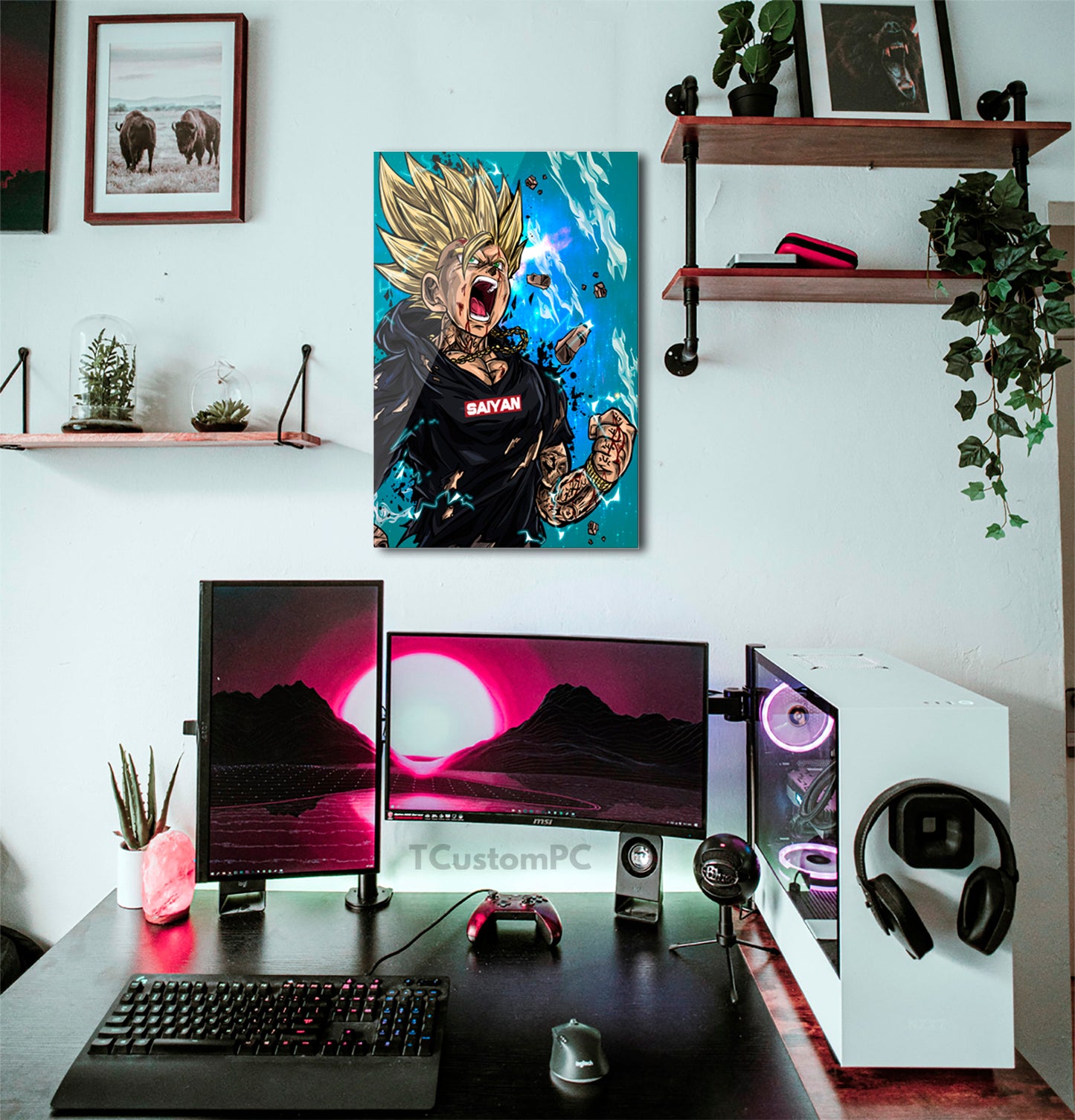 Wall Art Dragon Ball, Gohan SS