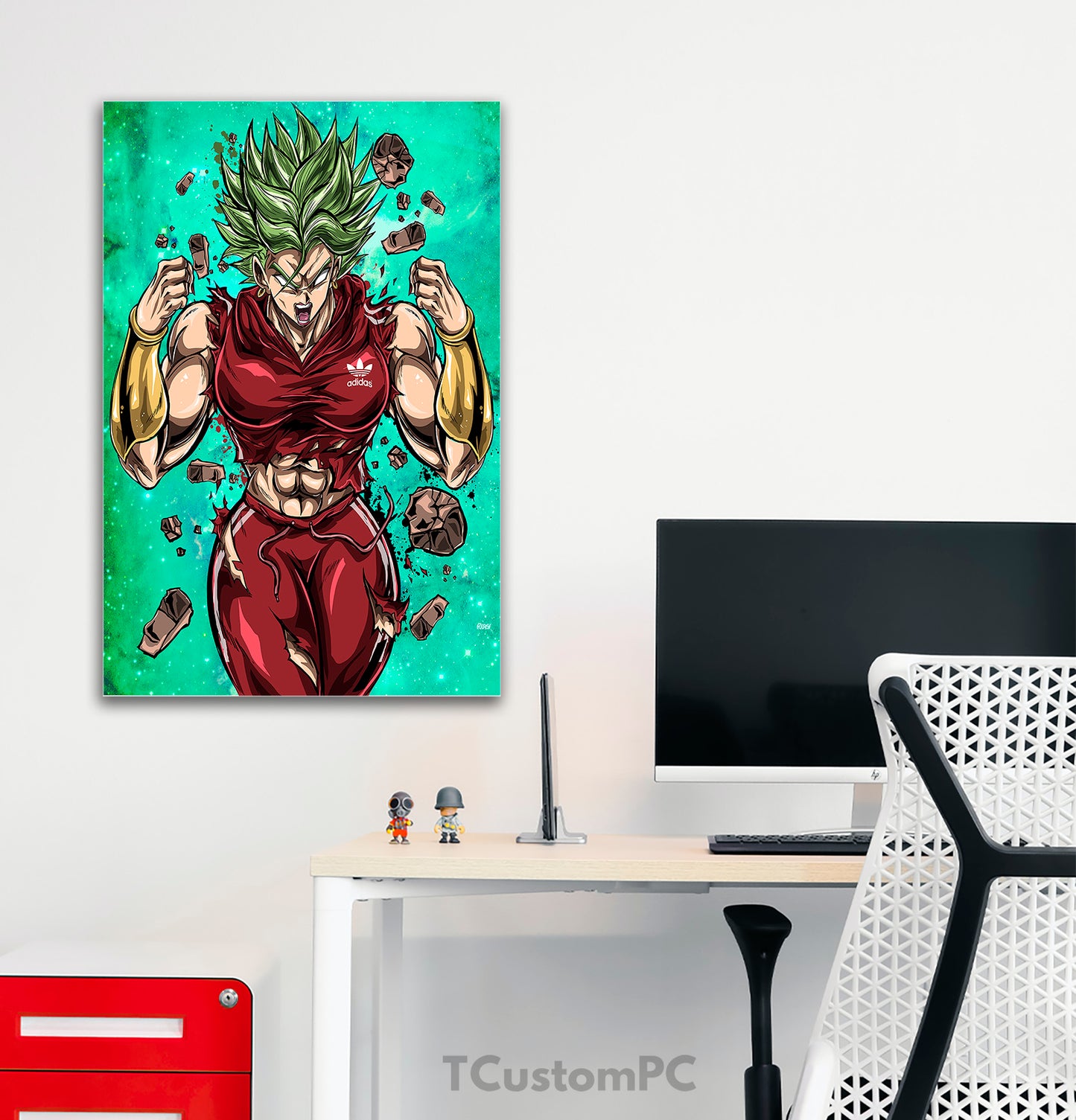 Wall Art Dragon Ball, Kale X Adidas