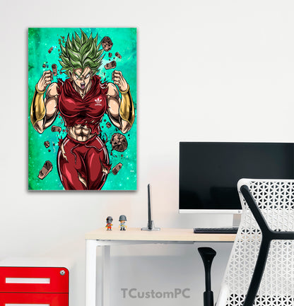 Wall Art Dragon Ball, Kale X Adidas