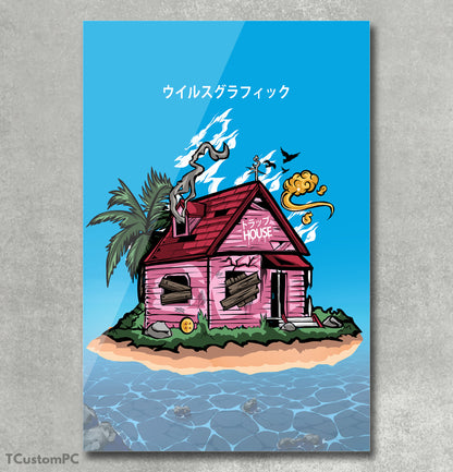 Dragon Ball painting, Kame "Trap House"