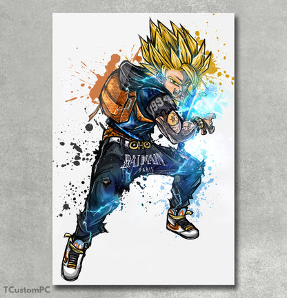 Pintura de Dragon Ball, SS2 Goku