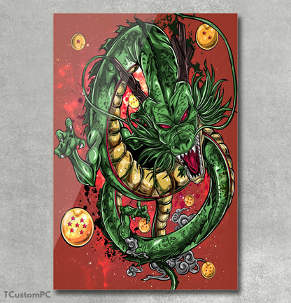 Dragon Ball painting, Shenron Bape Belly