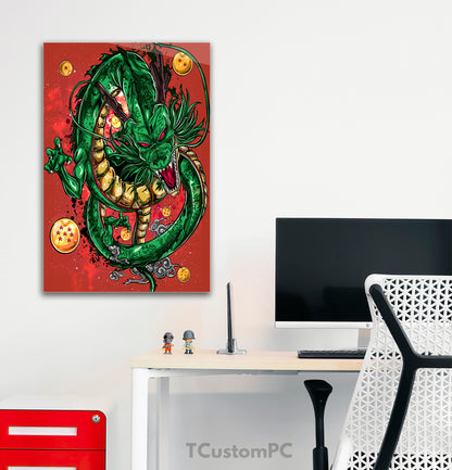 Dragon Ball painting, Shenron Bape Belly