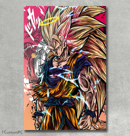 Painting Dragon Ball, Super Saiyan