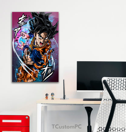 Dragon Ball, pintura de Goku Ultra Instinto