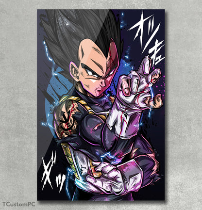 Dragon Ball, pintura base Vegeta