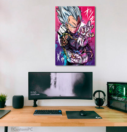 Pintura de Dragon Ball, Vegeta Masterizada