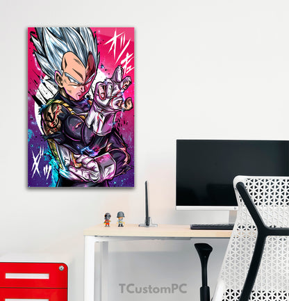 Pintura de Dragon Ball, Vegeta Masterizada