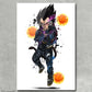 Wall Art Dragon Ball, Vegeta Nike Tech