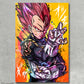 Wall Art Dragon Ball, Vegeta SS God Red