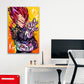 Wall Art Dragon Ball, Vegeta SS God Red