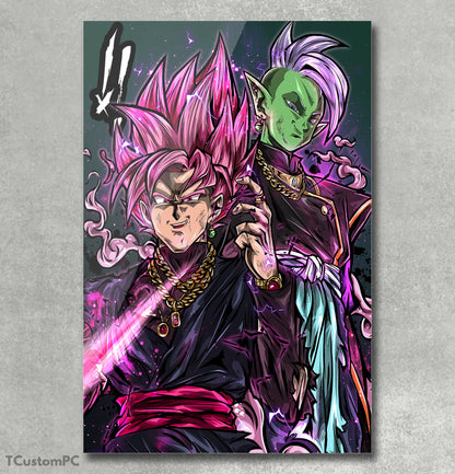 Dragon Ball painting, Zamasu Black