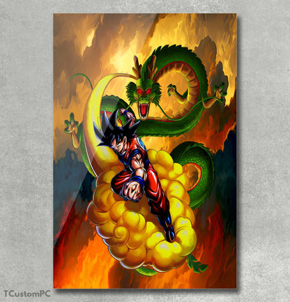 Dragon Wukong painting