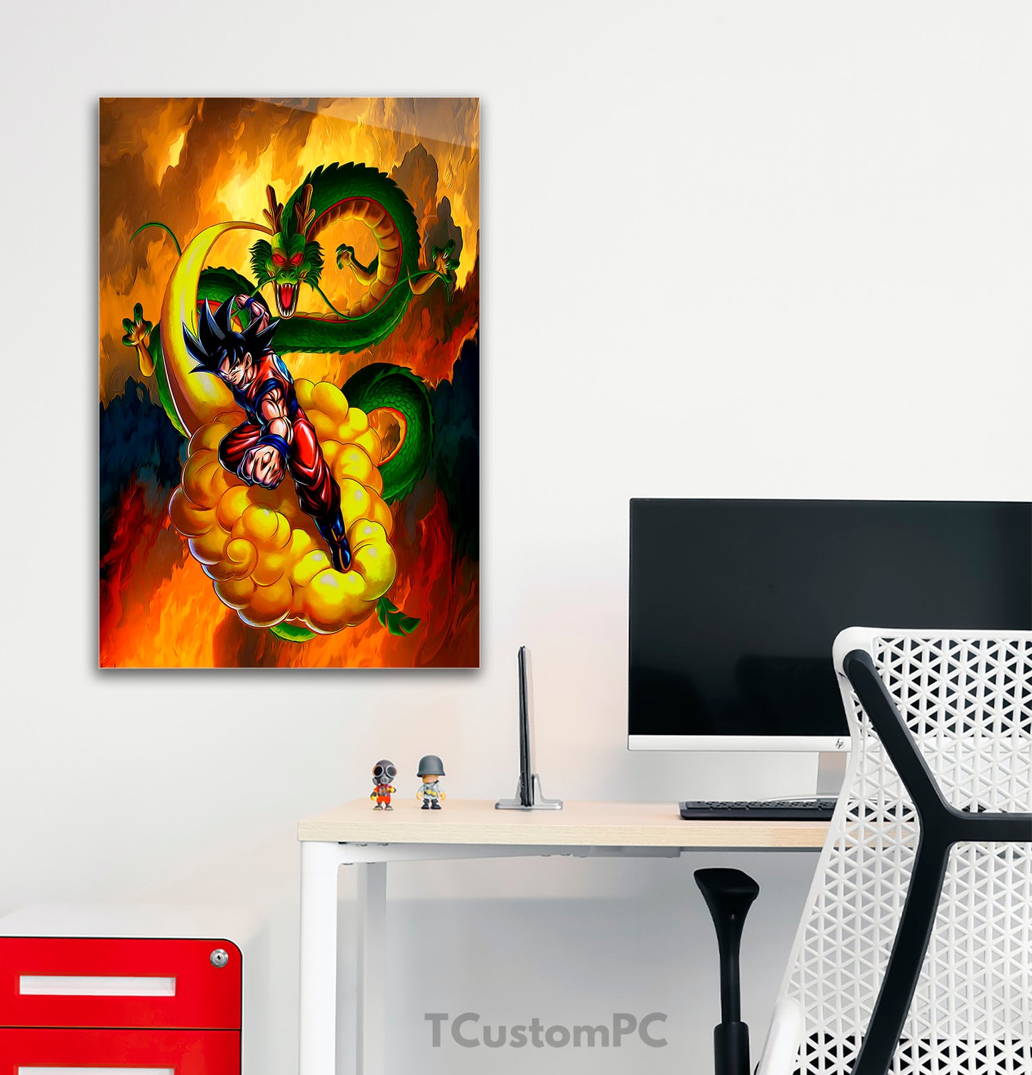 Dragon Wukong painting
