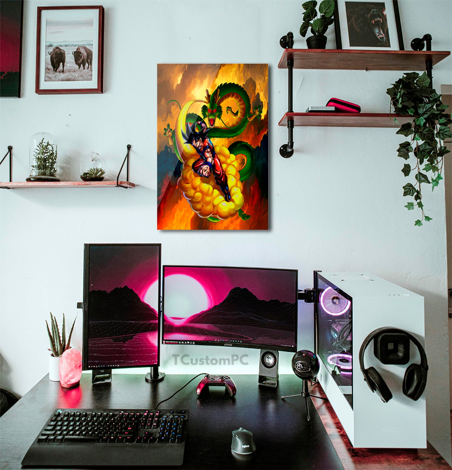 Wall Art Dragon Wukong