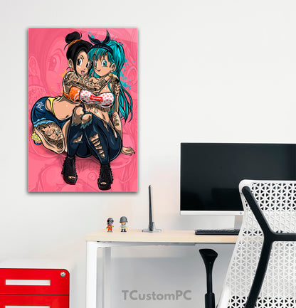 Painting Dragon, Ball Bulma X Chichi