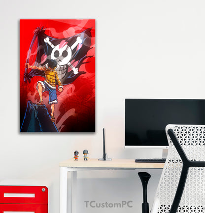 Wall Art Drum Luffy flag