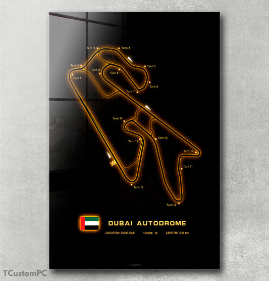 Cuadro Dubai Autodrome Circuit