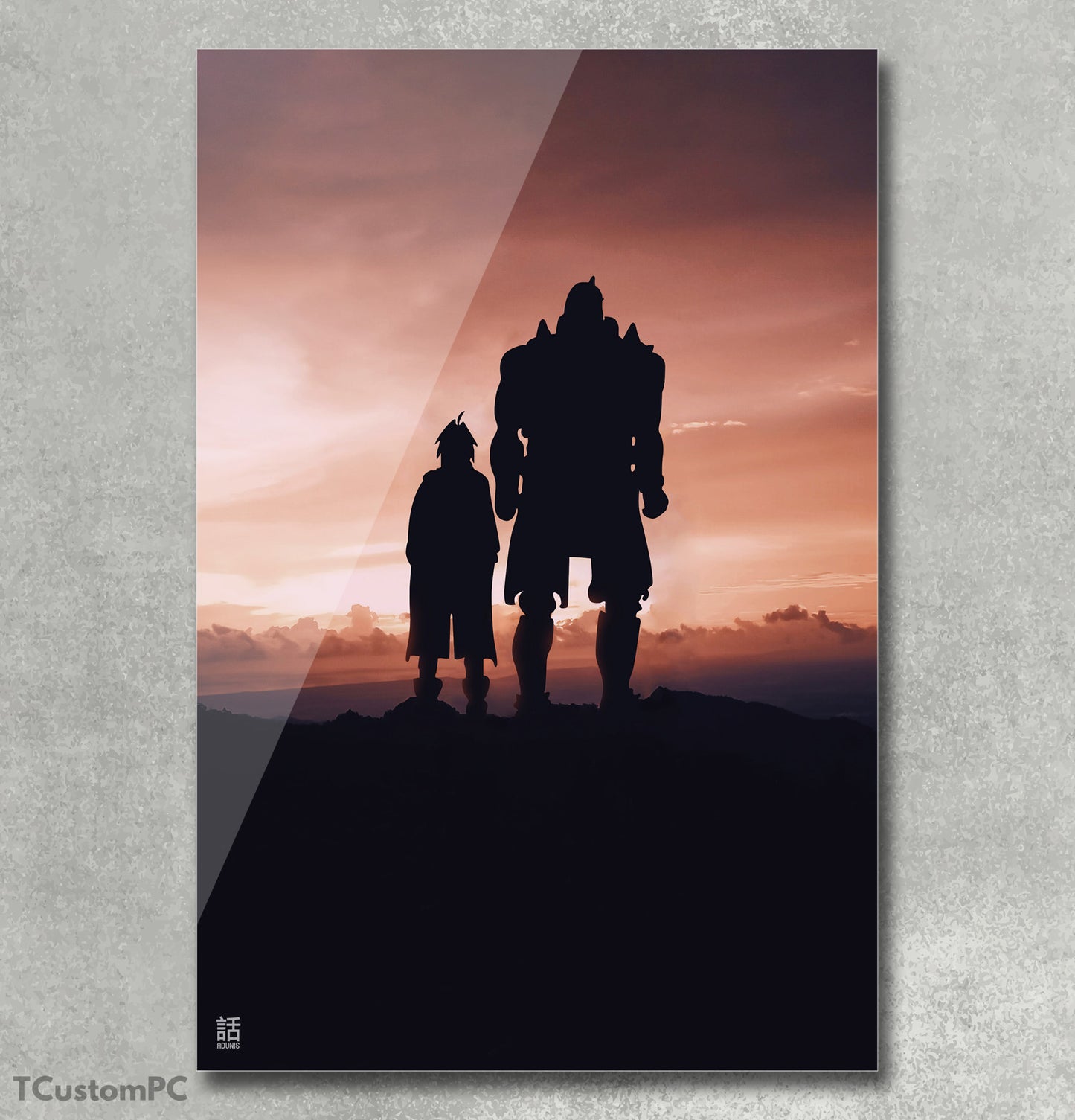 Ed and alphons Fullmetal Alchemist painting