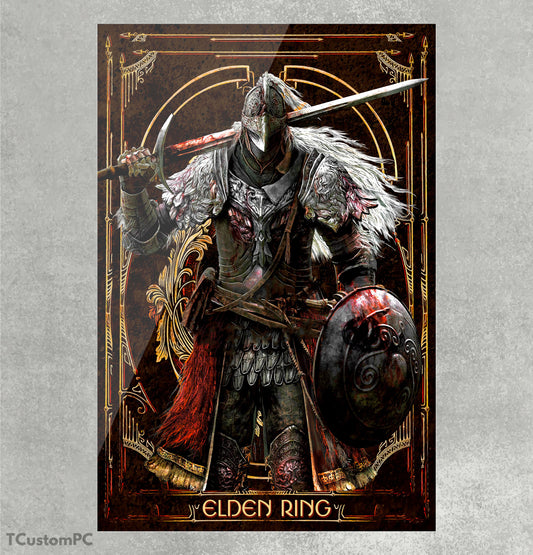 Elden Ring ultimate poster vector painting