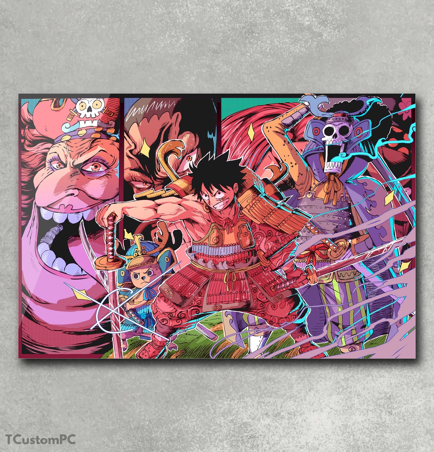 Cuadro "Emperadores" One Piece v1