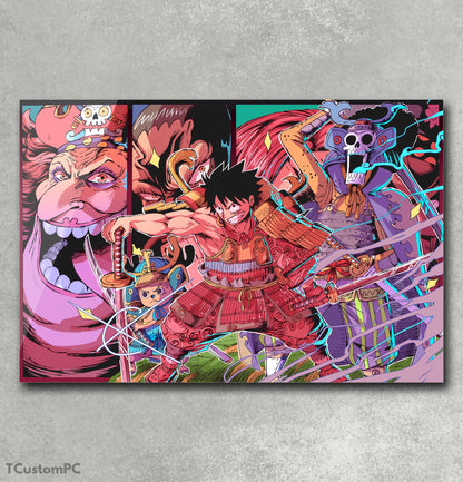 Pintura "Imperadores" de One Piece v1