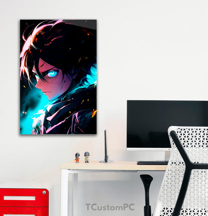 Pintura de Ataque de Eren ao Titã