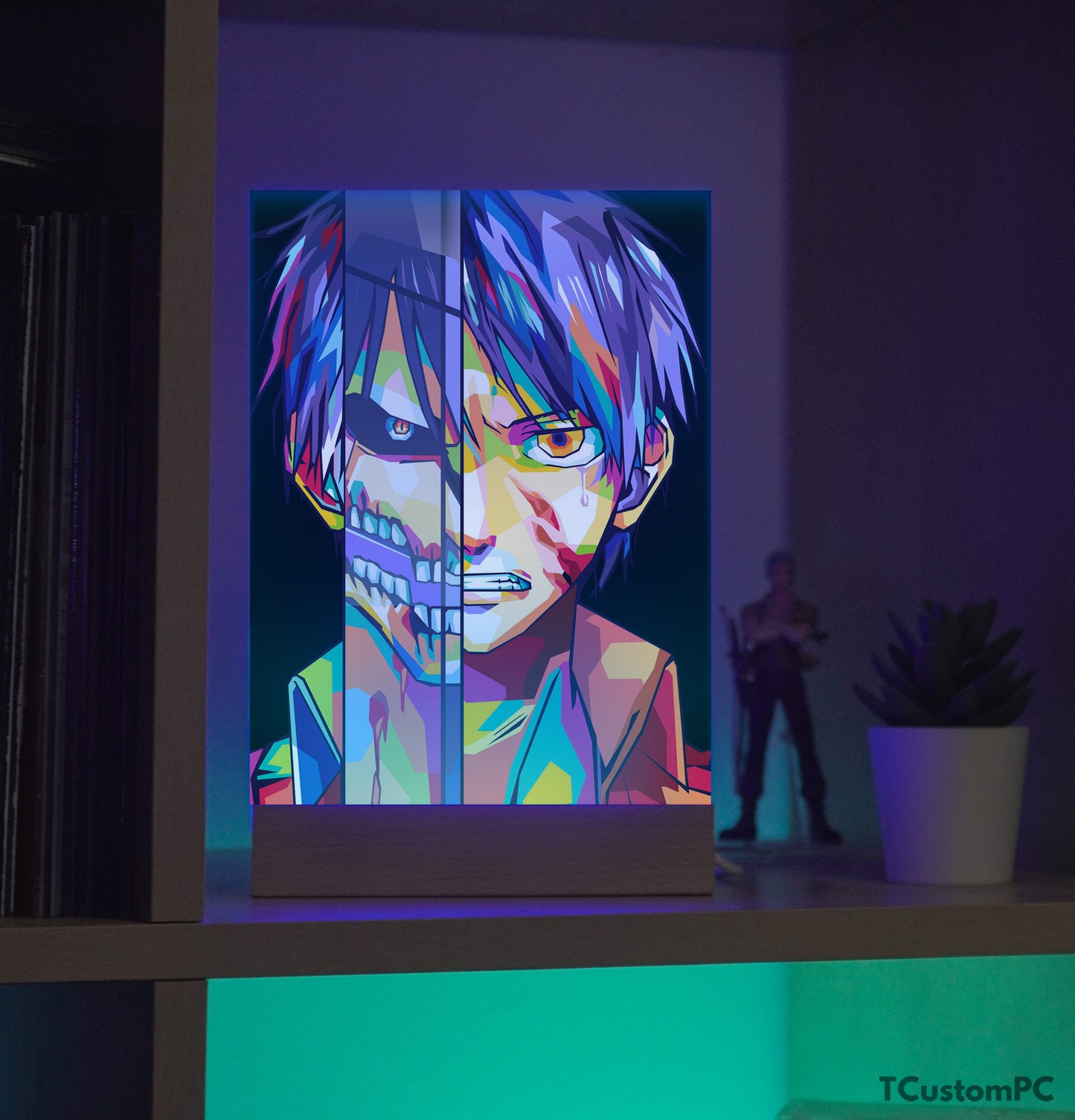 TC-Lamp Eren Yeager Ataque em Titan Colorfull