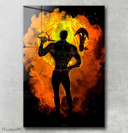 Escanor Aura Dust Painting