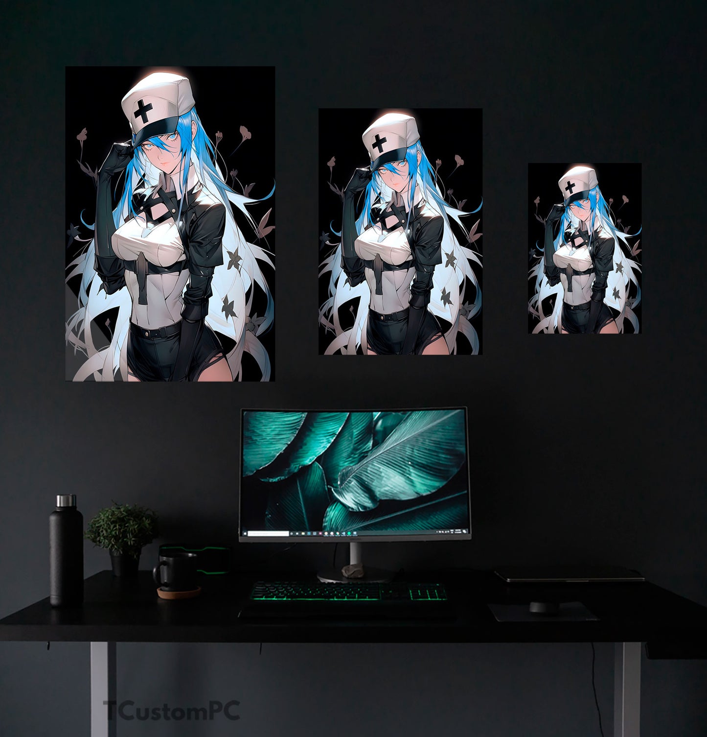 Esdeath painting