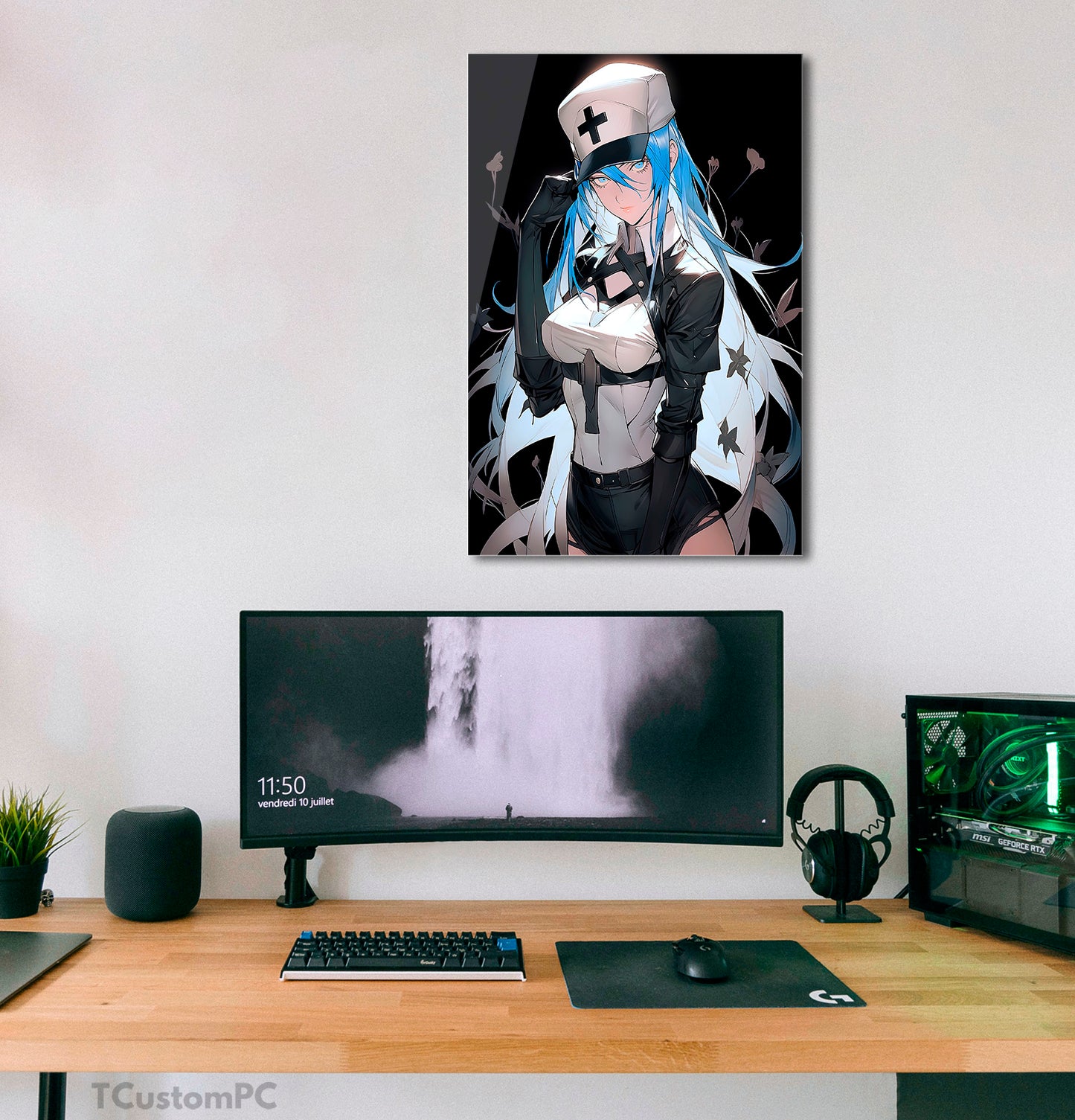 Esdeath painting