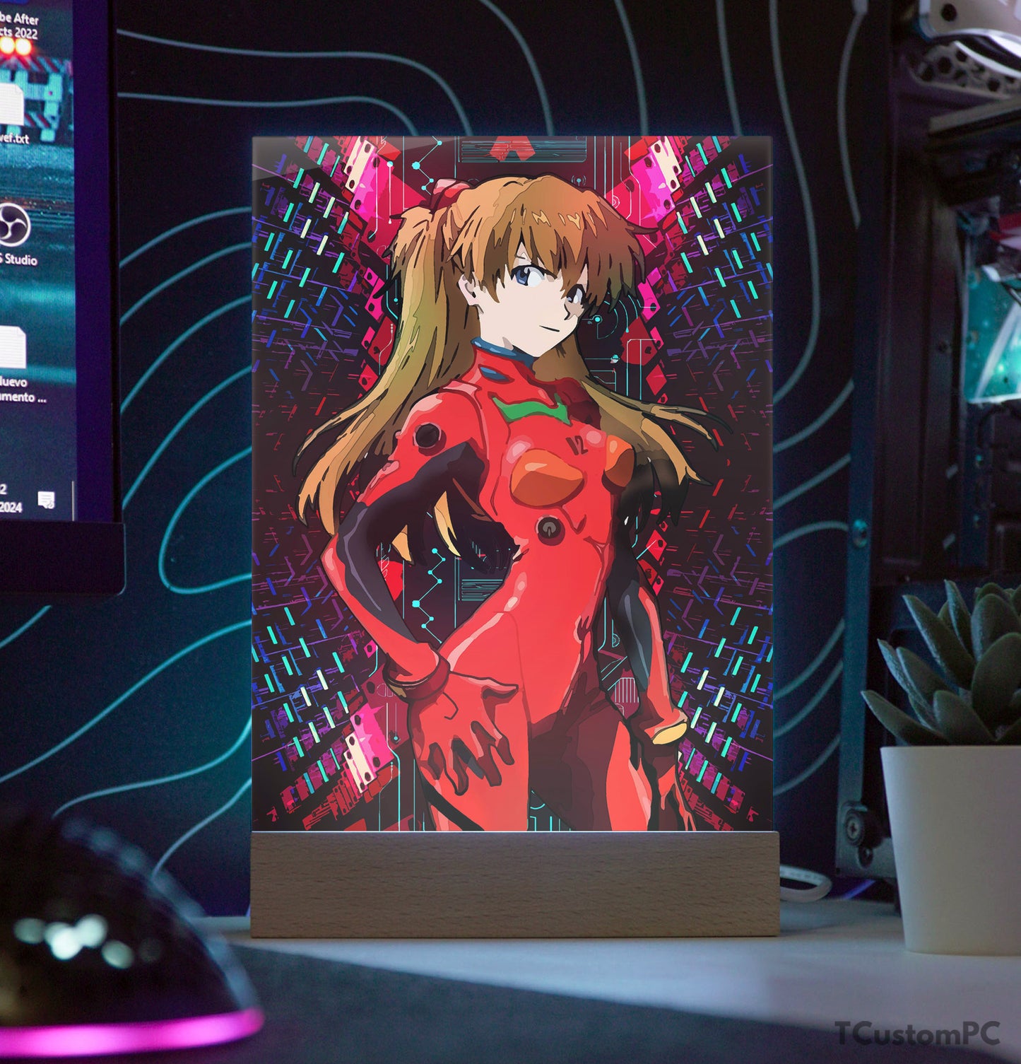 TC-Lamp Evangelion Displate ultimate vetor