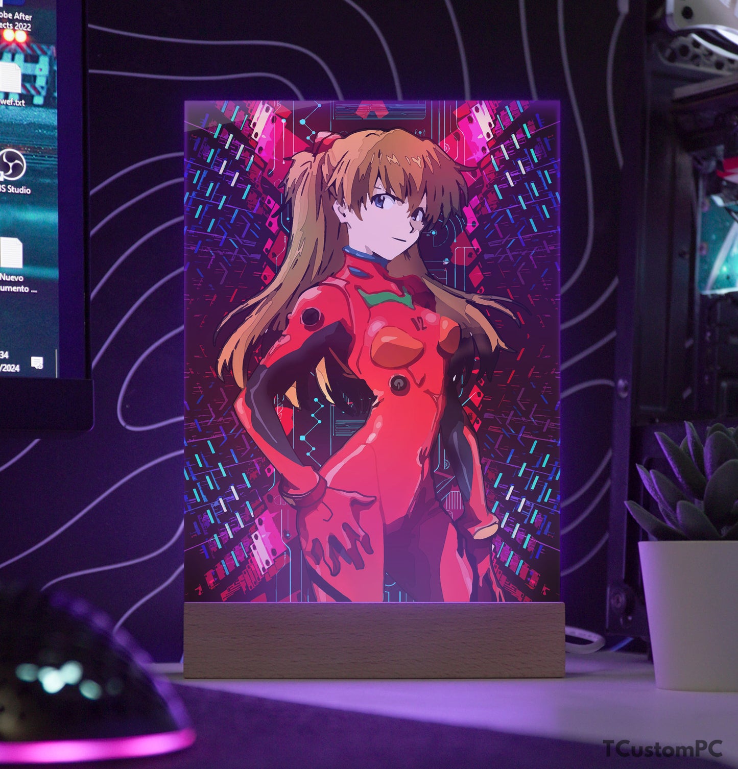 TC-Lamp Evangelion Displate ultimate vetor