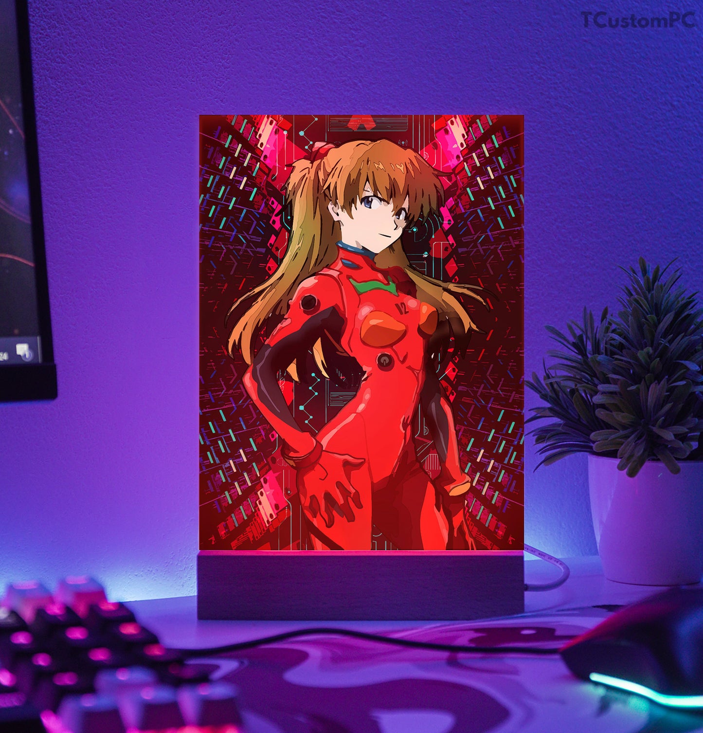 Vetor final do TC-Lamp Evangelion Displate