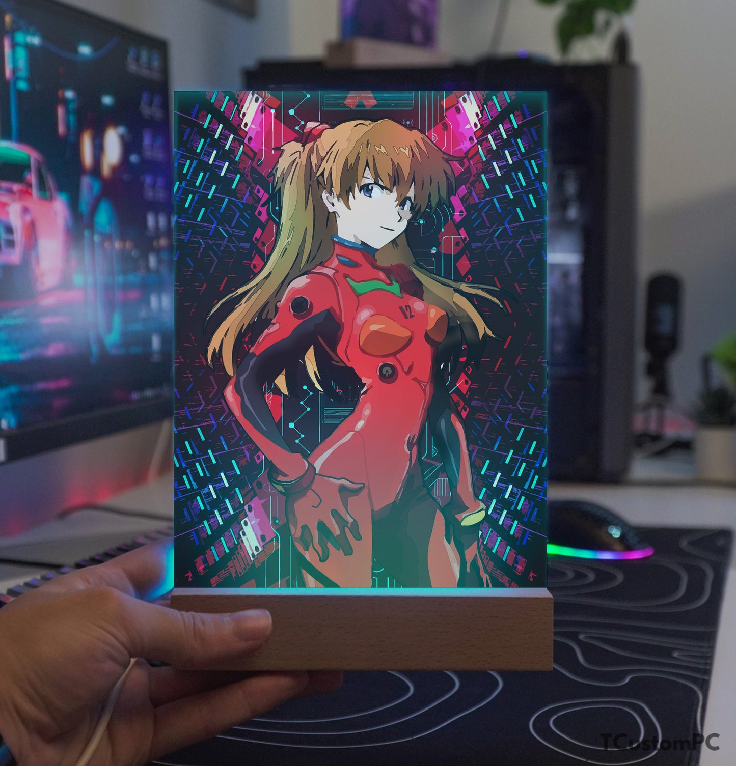 TC-Lamp Evangelion Displate ultimate vetor