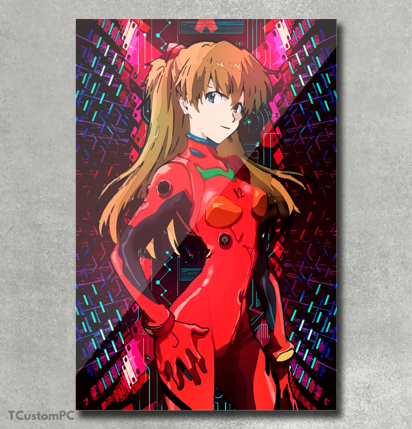 Caixa de vectores Evangelion Displate ultimate