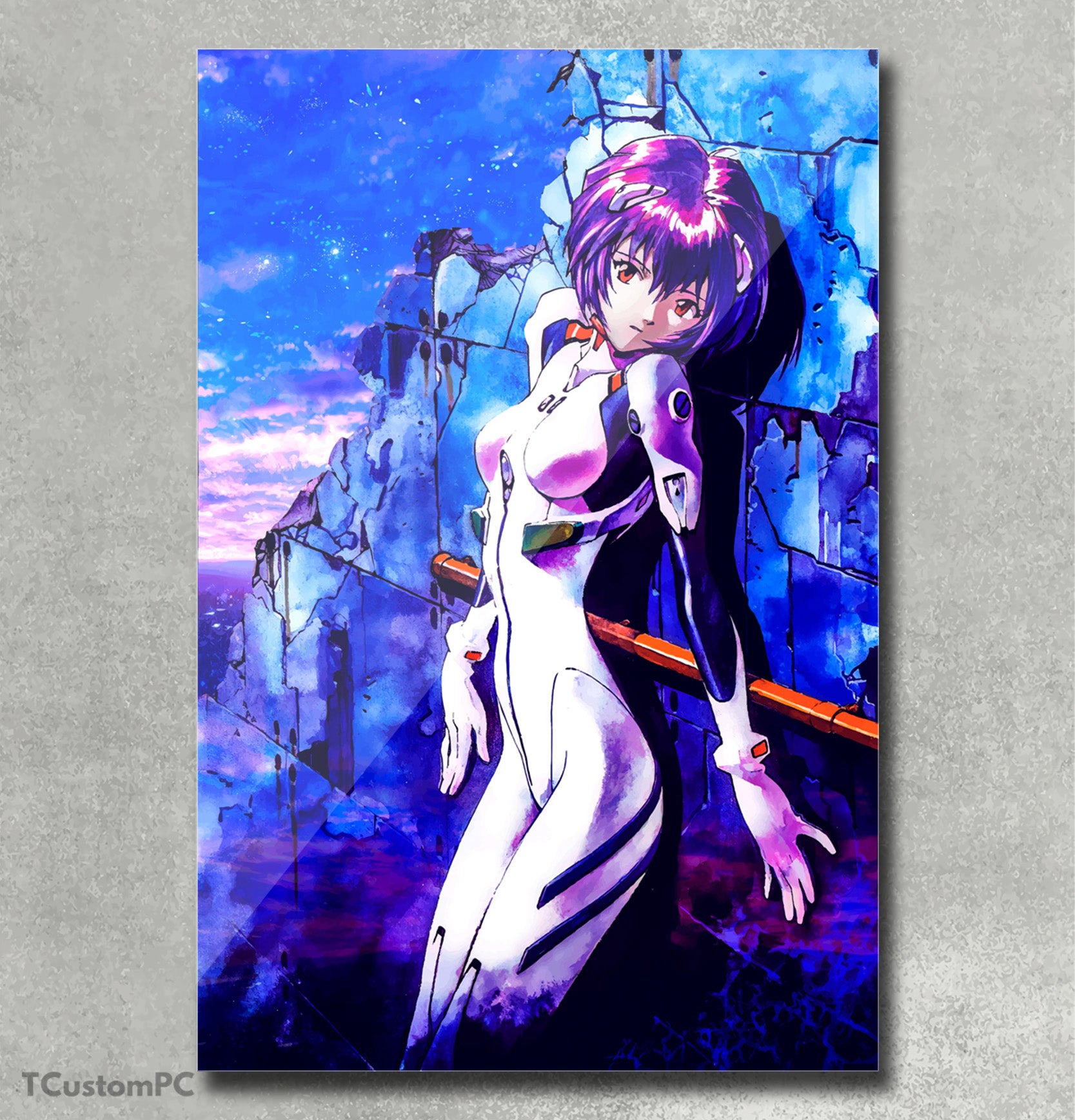 Cuadro Evangelion Eva vector, Nuevo Diseño - Displate cuadro de ...