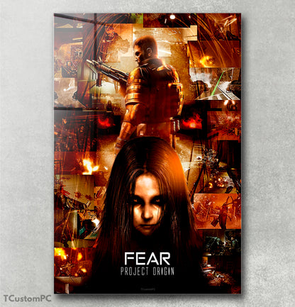 Cuadro FEAR project Origin poster