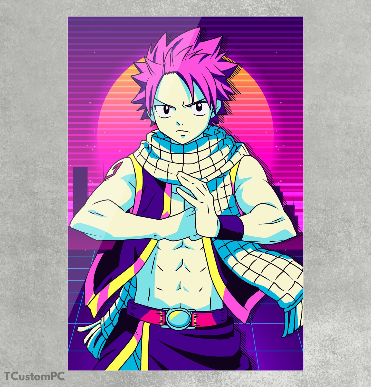 Fairy Tail Natsu painting