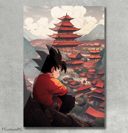 Goku Filo Warrior painting