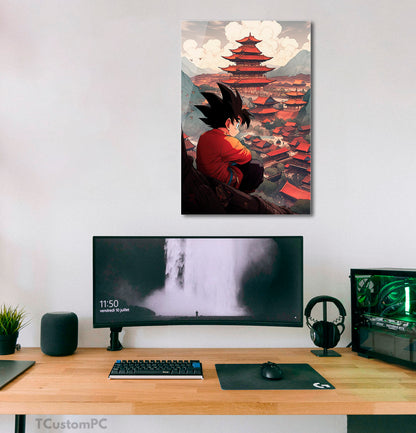 Pintura do Guerreiro Goku Filo