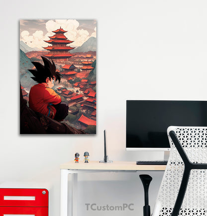 Pintura do Guerreiro Goku Filo