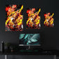 Wall Art Fire Sword Warrior Rengoku Kyojuro