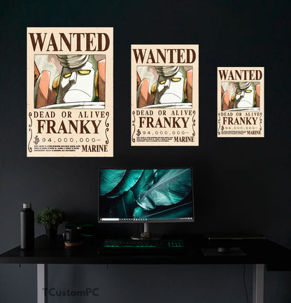 Cuadro Franky Wanted bounty