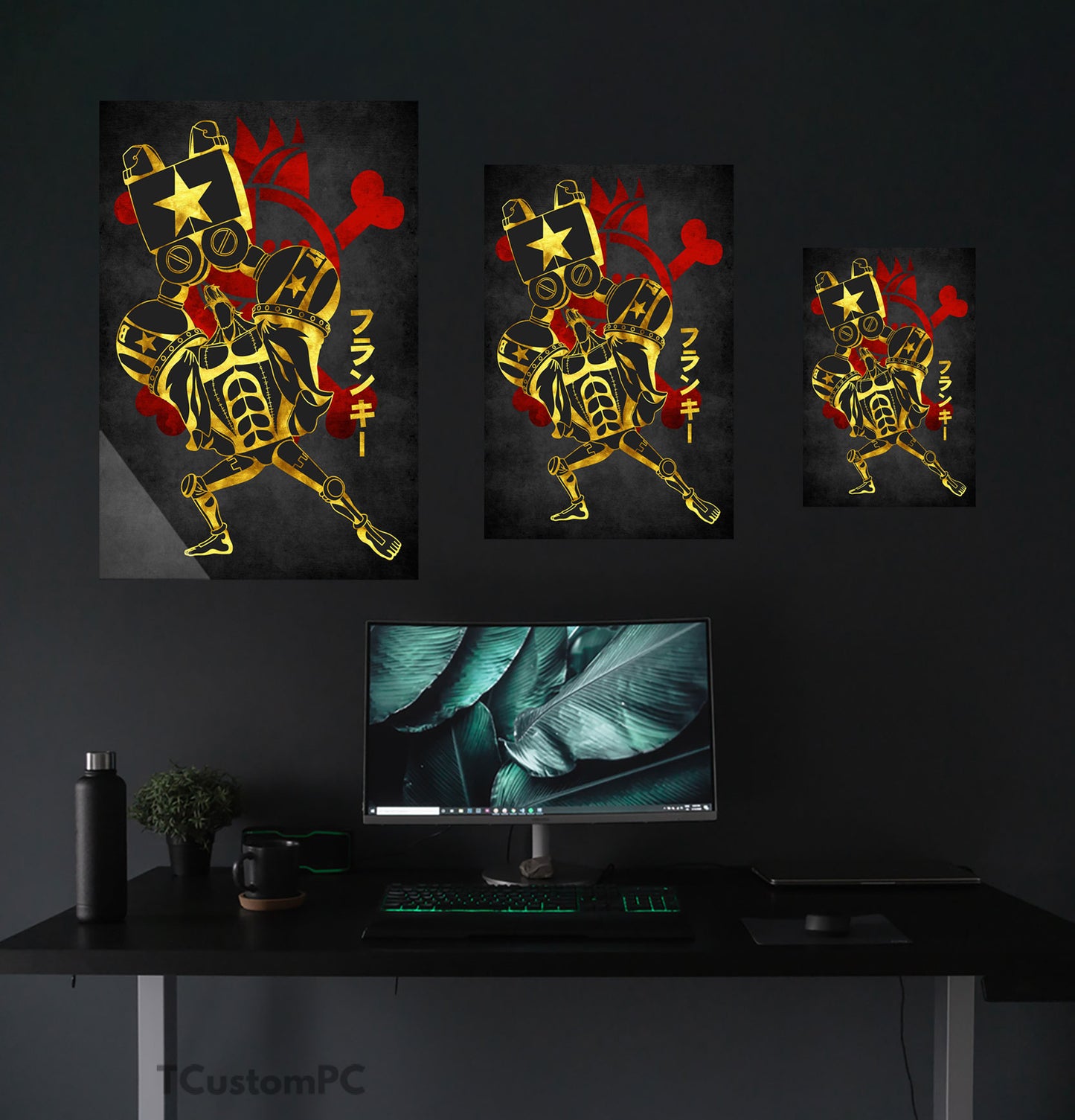 Pintura Franky Vermelho Dourado