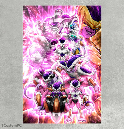 Pintura de todas as formas de Freeza