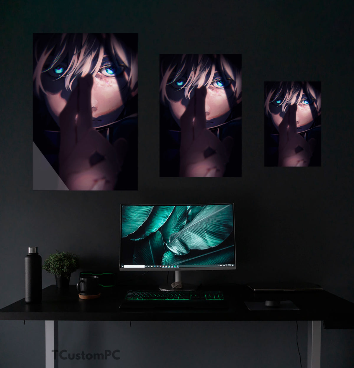 GOJO Jujutsu Kaisen painting, New Design - Displate methacrylate ...