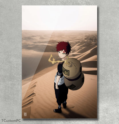 Gaara painting, Naruto