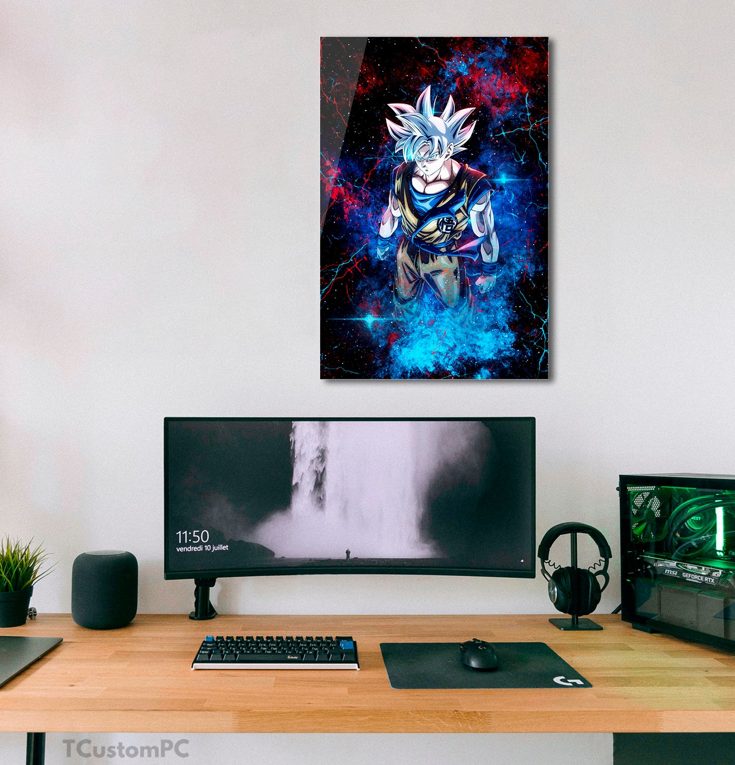 Pintura Galaxy Estilo 10 Goku