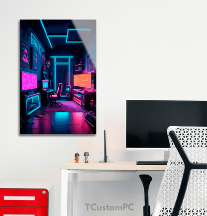 Cuadro Gaming Room Neon